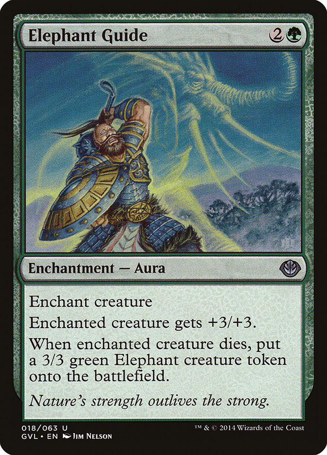 Elephant Guide (Garruk vs. Liliana) [Duel Decks Anthology] | Mega City Incorporated