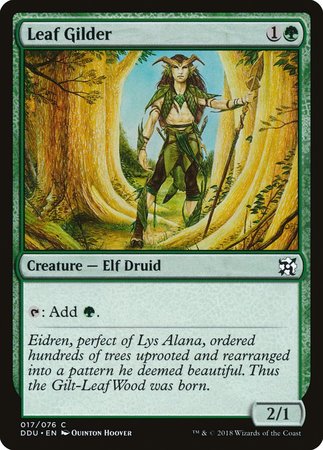 Leaf Gilder [Duel Decks: Elves vs. Inventors] | Mega City Incorporated