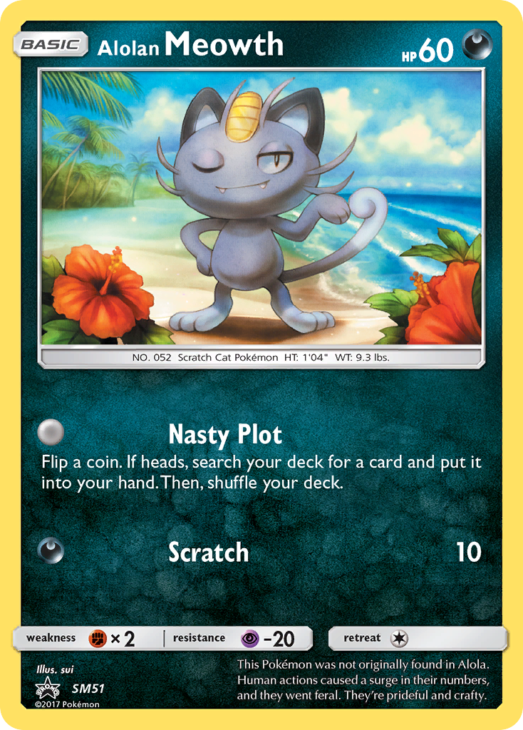 Alolan Meowth (SM51) [Sun & Moon: Black Star Promos] | Mega City Incorporated