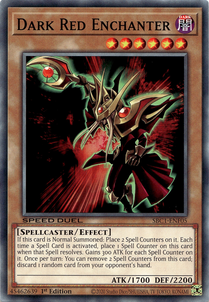 Dark Red Enchanter [SBC1-ENF05] Common | Mega City Incorporated