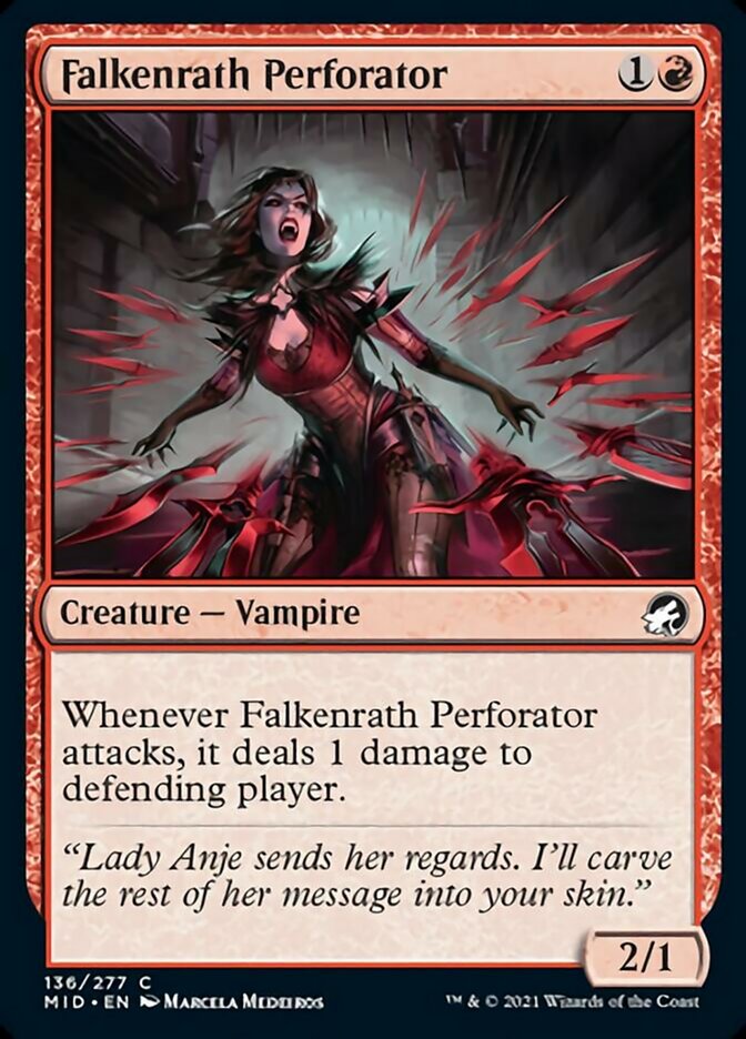 Falkenrath Perforator [Innistrad: Midnight Hunt] | Mega City Incorporated