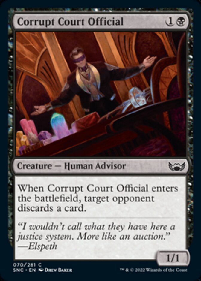 Corrupt Court Official [Streets of New Capenna] | Mega City Incorporated