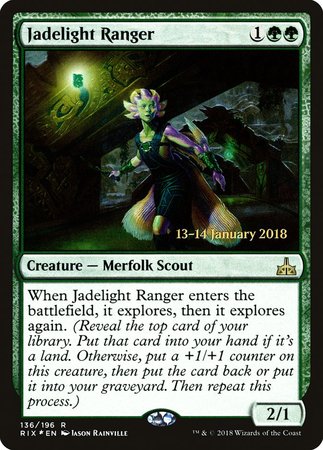 Jadelight Ranger [Rivals of Ixalan Promos] | Mega City Incorporated