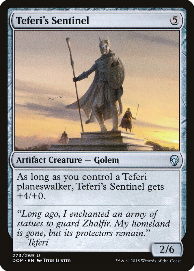 Teferi's Sentinel [Dominaria] | Mega City Incorporated