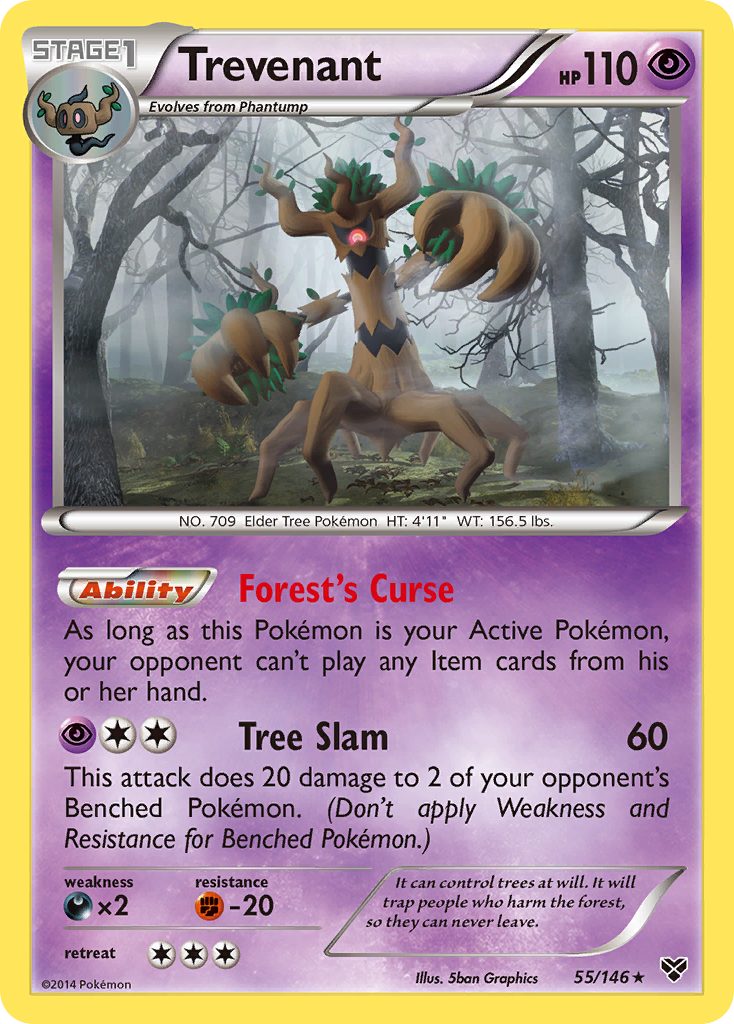 Trevenant (55/146) [XY: Base Set] | Mega City Incorporated