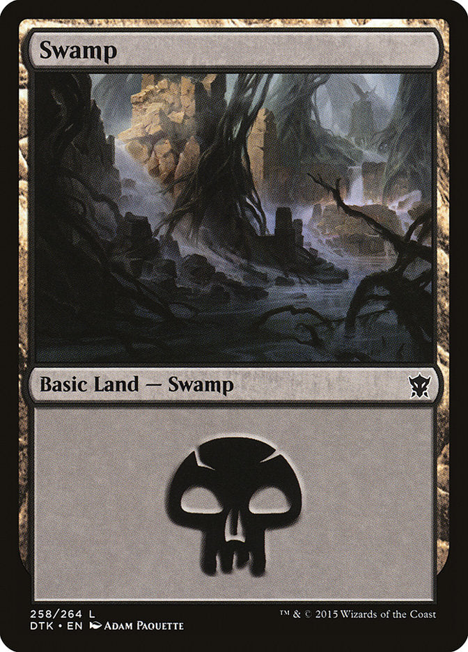 Swamp (258) [Dragons of Tarkir] | Mega City Incorporated