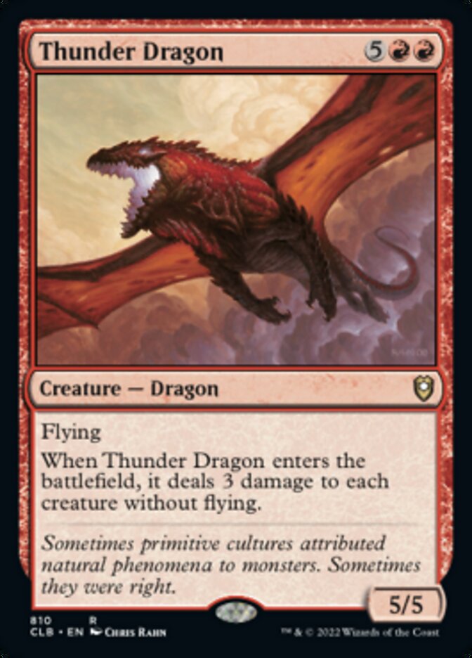 Thunder Dragon [Commander Legends: Battle for Baldur's Gate] | Mega City Incorporated