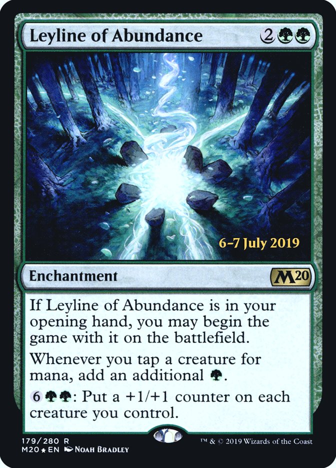 Leyline of Abundance  [Core Set 2020 Prerelease Promos] | Mega City Incorporated