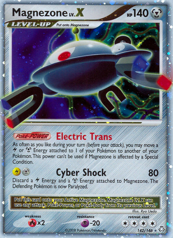 Magnezone LV.X (142/146) [Diamond & Pearl: Legends Awakened] | Mega City Incorporated