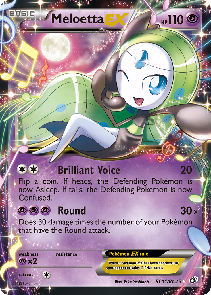 Meloetta EX (RC11/RC25) [Black & White: Legendary Treasures] | Mega City Incorporated