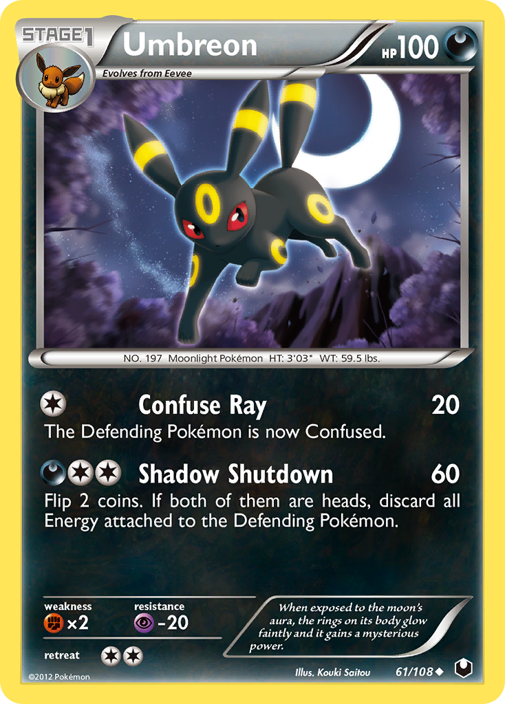 Umbreon (61/108) [Black & White: Dark Explorers] | Mega City Incorporated