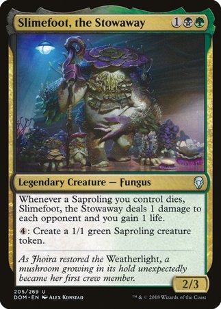 Slimefoot, the Stowaway [Dominaria] | Mega City Incorporated