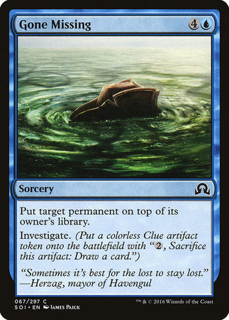 Gone Missing [Shadows over Innistrad] | Mega City Incorporated