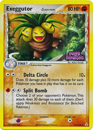 Exeggutor (41/110) (Delta Species) (Stamped) [EX: Holon Phantoms] | Mega City Incorporated