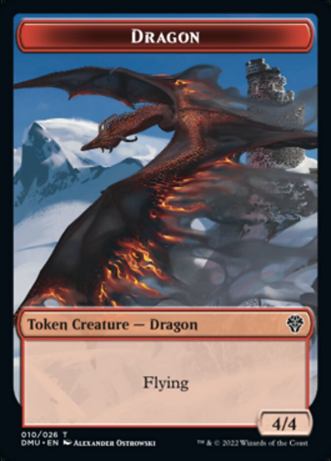 Dragon Token [Dominaria United Tokens] | Mega City Incorporated