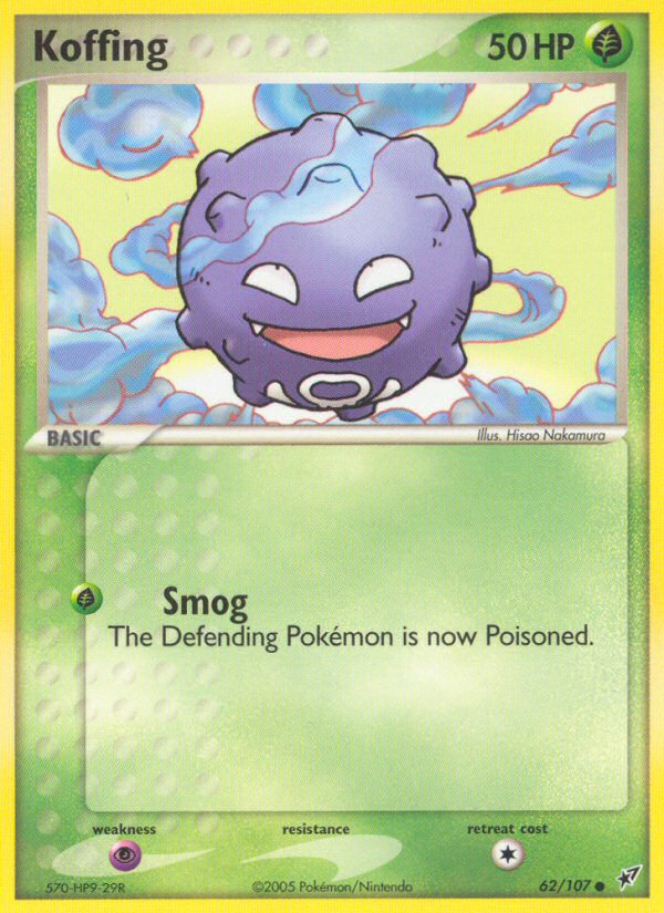 Koffing (62/107) [EX: Deoxys] | Mega City Incorporated