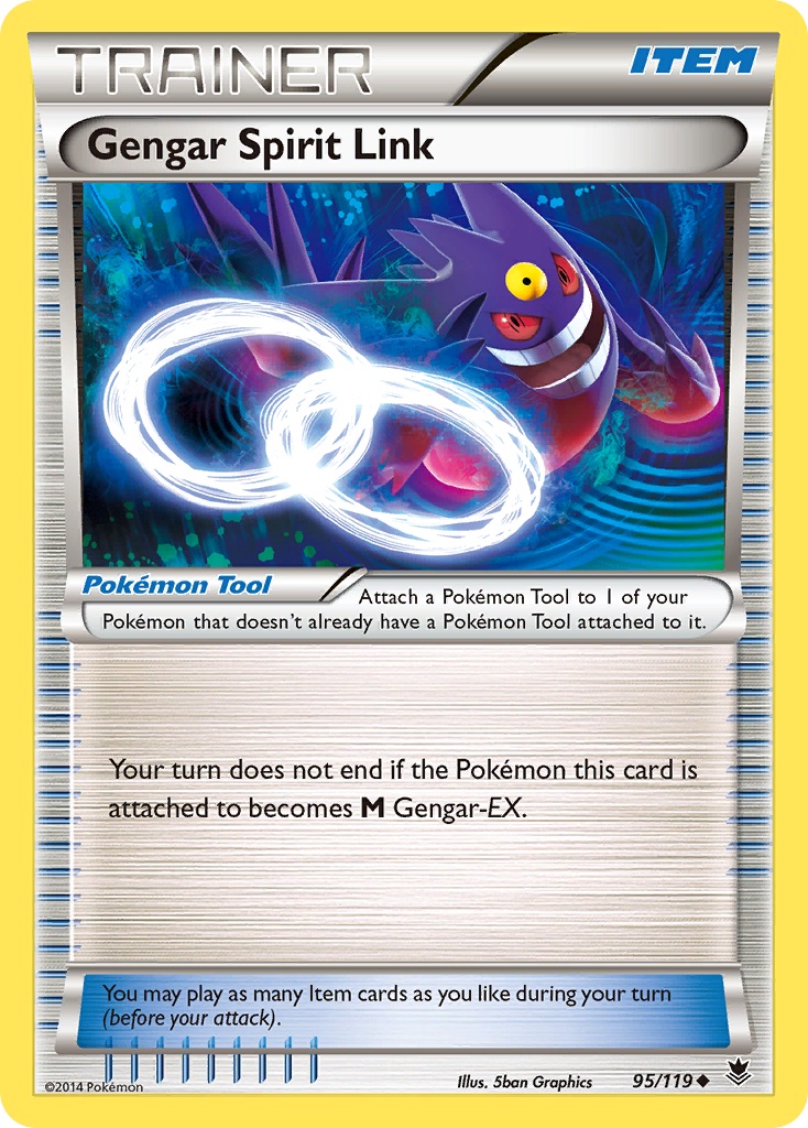 Gengar Spirit Link (95/119) [XY: Phantom Forces] | Mega City Incorporated