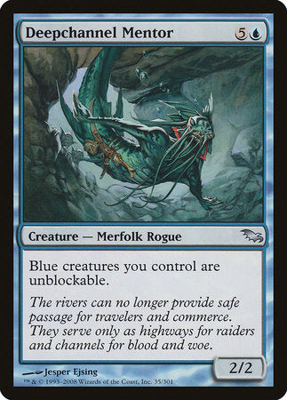 Deepchannel Mentor [Shadowmoor] | Mega City Incorporated