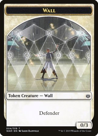 Wall Token [War of the Spark Tokens] | Mega City Incorporated