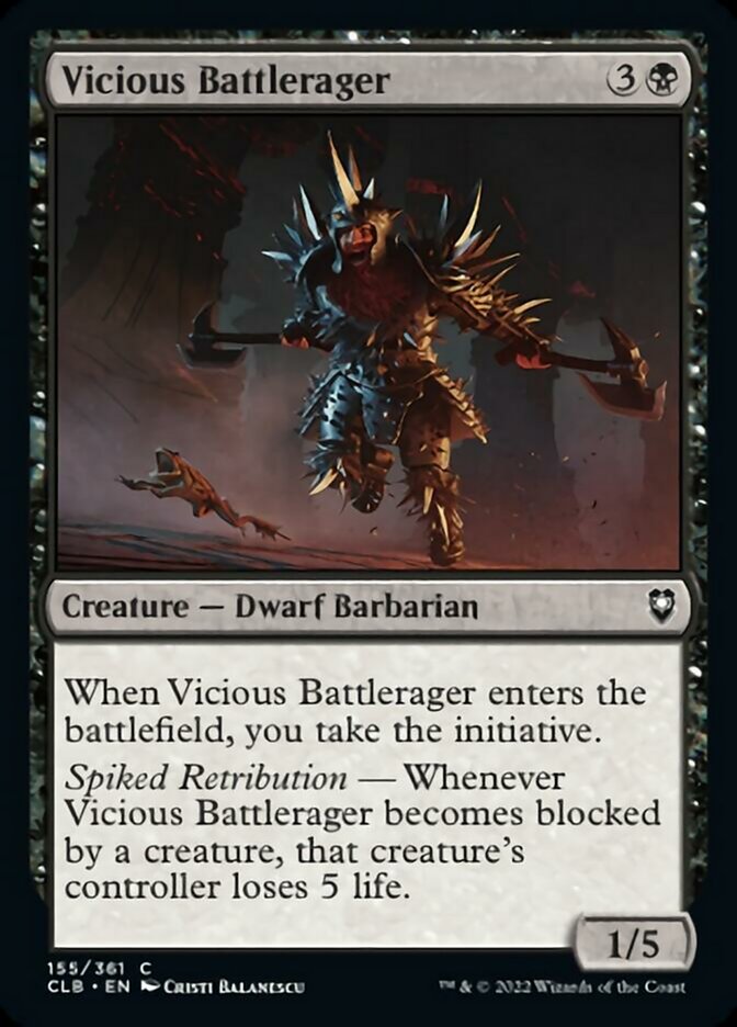 Vicious Battlerager [Commander Legends: Battle for Baldur's Gate] | Mega City Incorporated