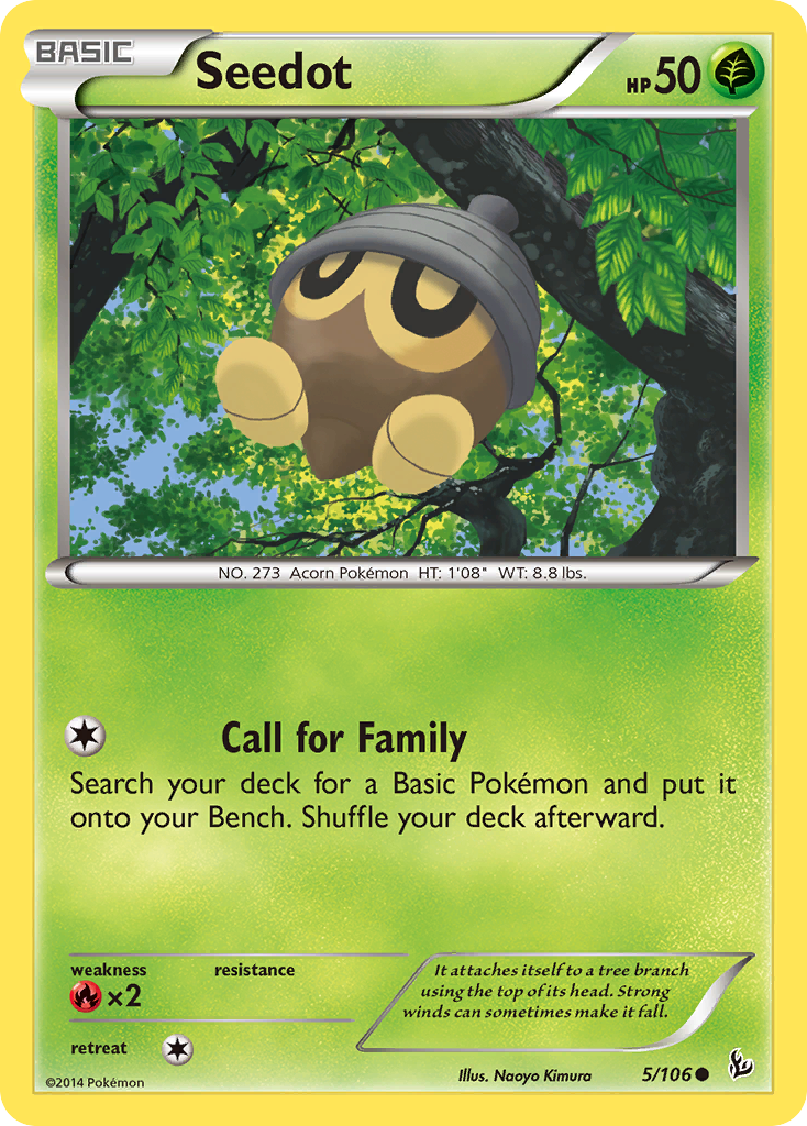 Seedot (5/106) [XY: Flashfire] | Mega City Incorporated