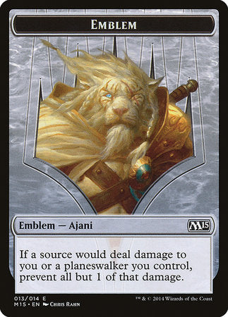 Emblem - Ajani Steadfast [Magic 2015 Tokens] | Mega City Incorporated