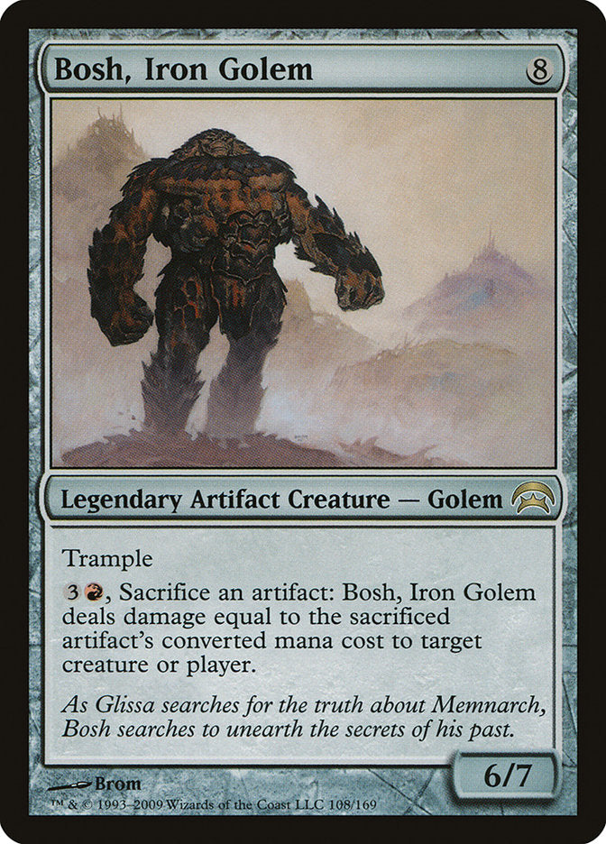 Bosh, Iron Golem [Planechase] | Mega City Incorporated