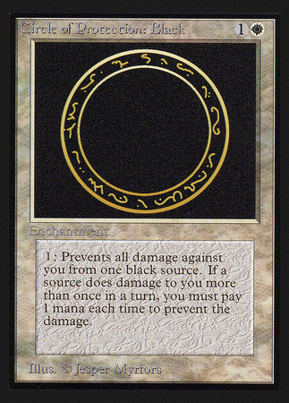 Circle of Protection: Black (IE) [Intl. Collectors’ Edition] | Mega City Incorporated