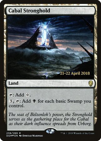 Cabal Stronghold [Dominaria Promos] | Mega City Incorporated