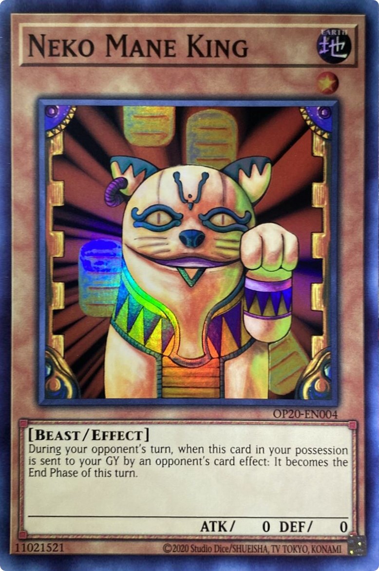 Neko Mane King [OP20-EN004] Super Rare | Mega City Incorporated