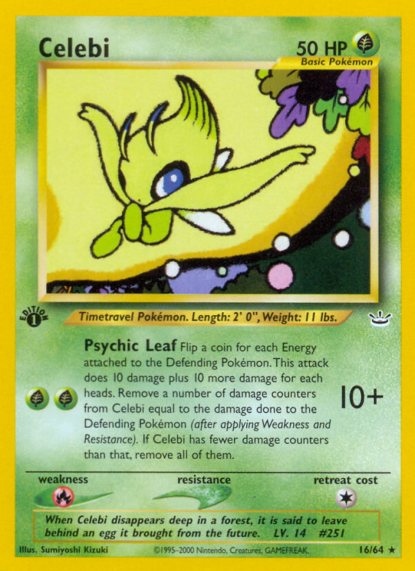 Celebi (16/64) [Neo Revelation 1st Edition] | Mega City Incorporated