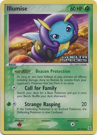 Illumise (45/113) (Stamped) [EX: Delta Species] | Mega City Incorporated