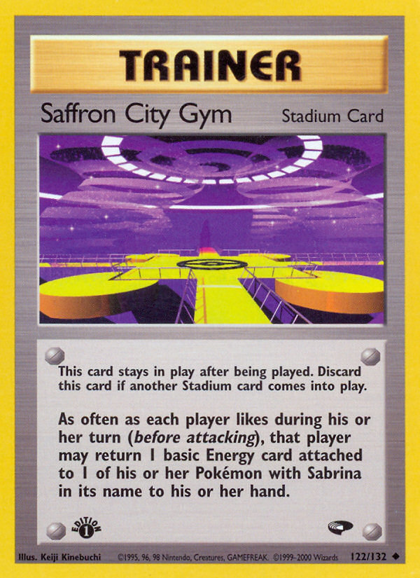 Saffron City Gym (122/132) [Gym Challenge 1st Edition] | Mega City Incorporated