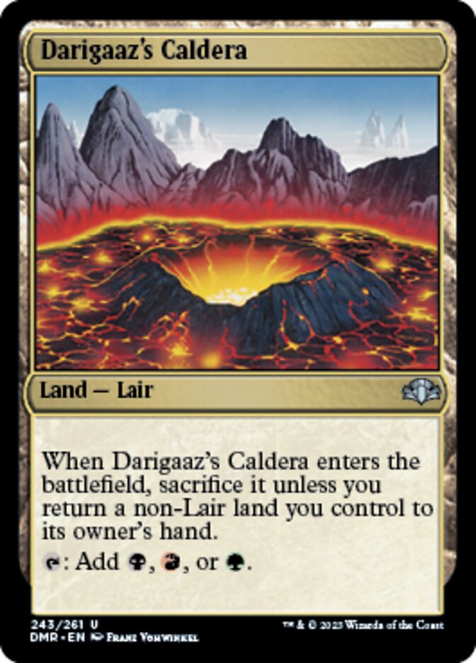 Darigaaz's Caldera [Dominaria Remastered] | Mega City Incorporated