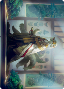 Light-Paws, Emperor's Voice Art Card [Kamigawa: Neon Dynasty Art Series] | Mega City Incorporated