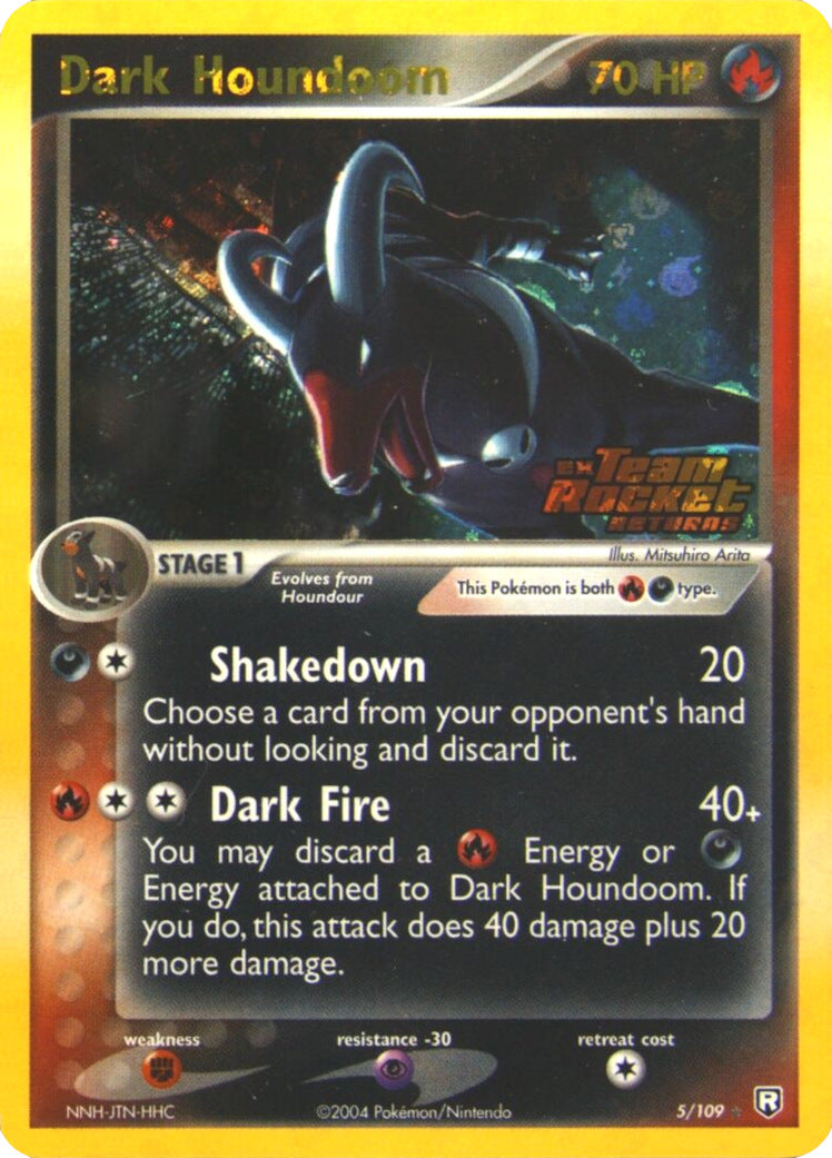 Dark Houndoom (5/109) (Stamped) [EX: Team Rocket Returns] | Mega City Incorporated
