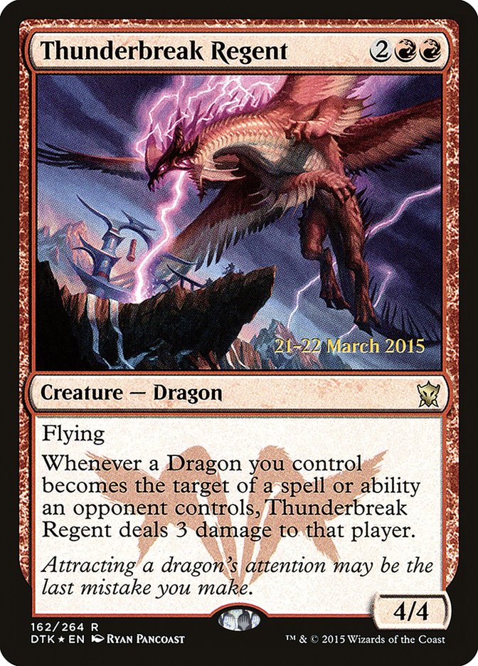 Thunderbreak Regent  [Dragons of Tarkir Prerelease Promos] | Mega City Incorporated