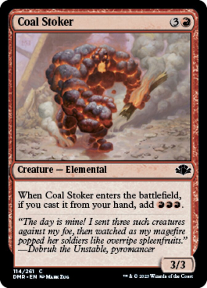 Coal Stoker [Dominaria Remastered] | Mega City Incorporated