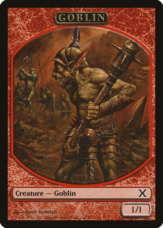 Goblin Token [Tenth Edition Tokens] | Mega City Incorporated