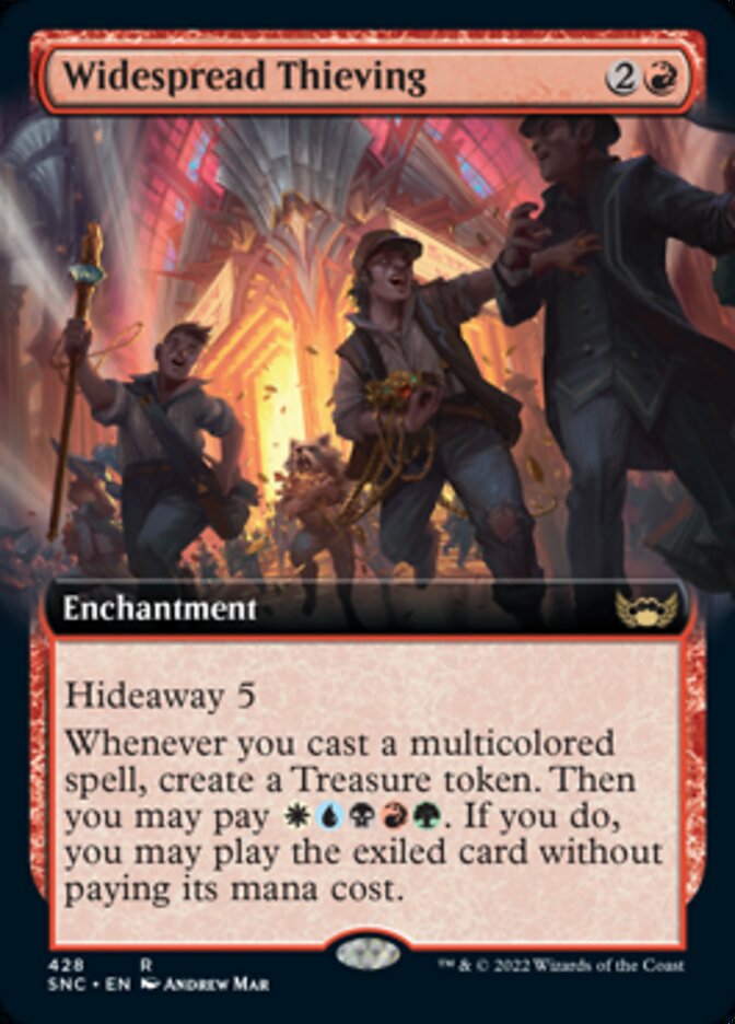 Widespread Thieving (Extended Art) [Streets of New Capenna] | Mega City Incorporated