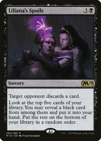 Liliana's Spoils [Core Set 2019] | Mega City Incorporated