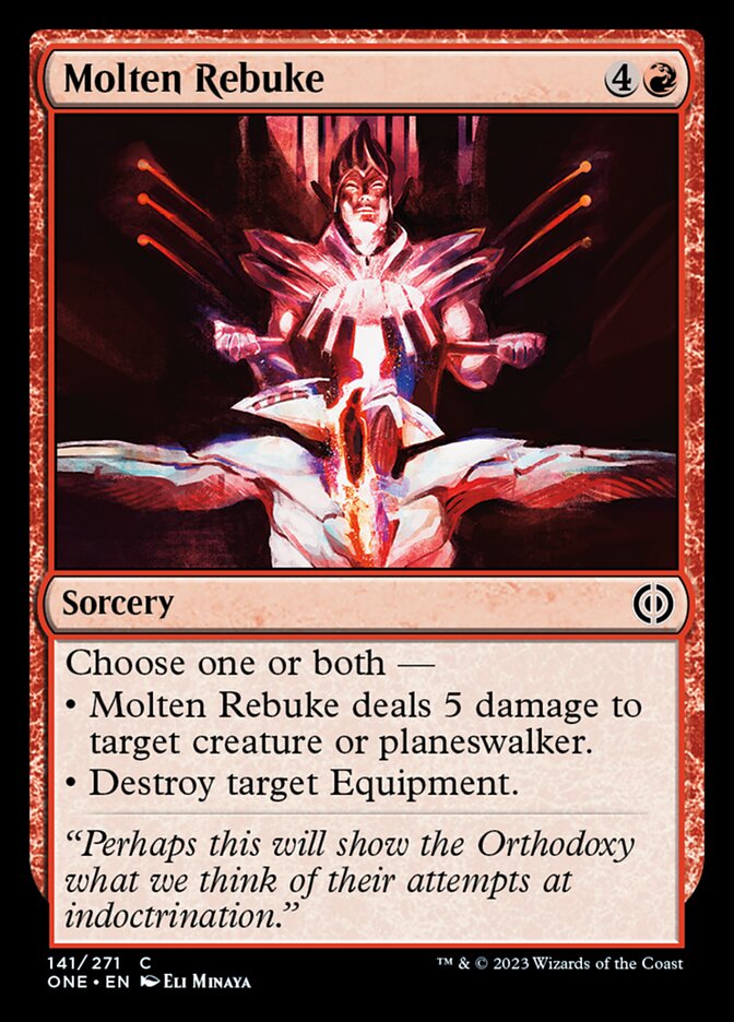 Molten Rebuke [Phyrexia: All Will Be One] | Mega City Incorporated