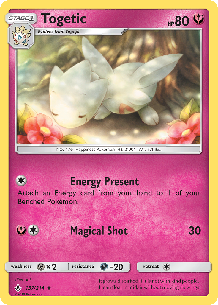 Togetic (137/214) [Sun & Moon: Unbroken Bonds] | Mega City Incorporated