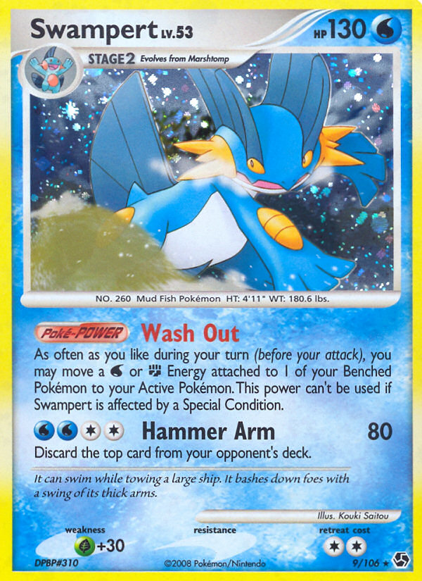 Swampert (9/106) [Diamond & Pearl: Great Encounters] | Mega City Incorporated