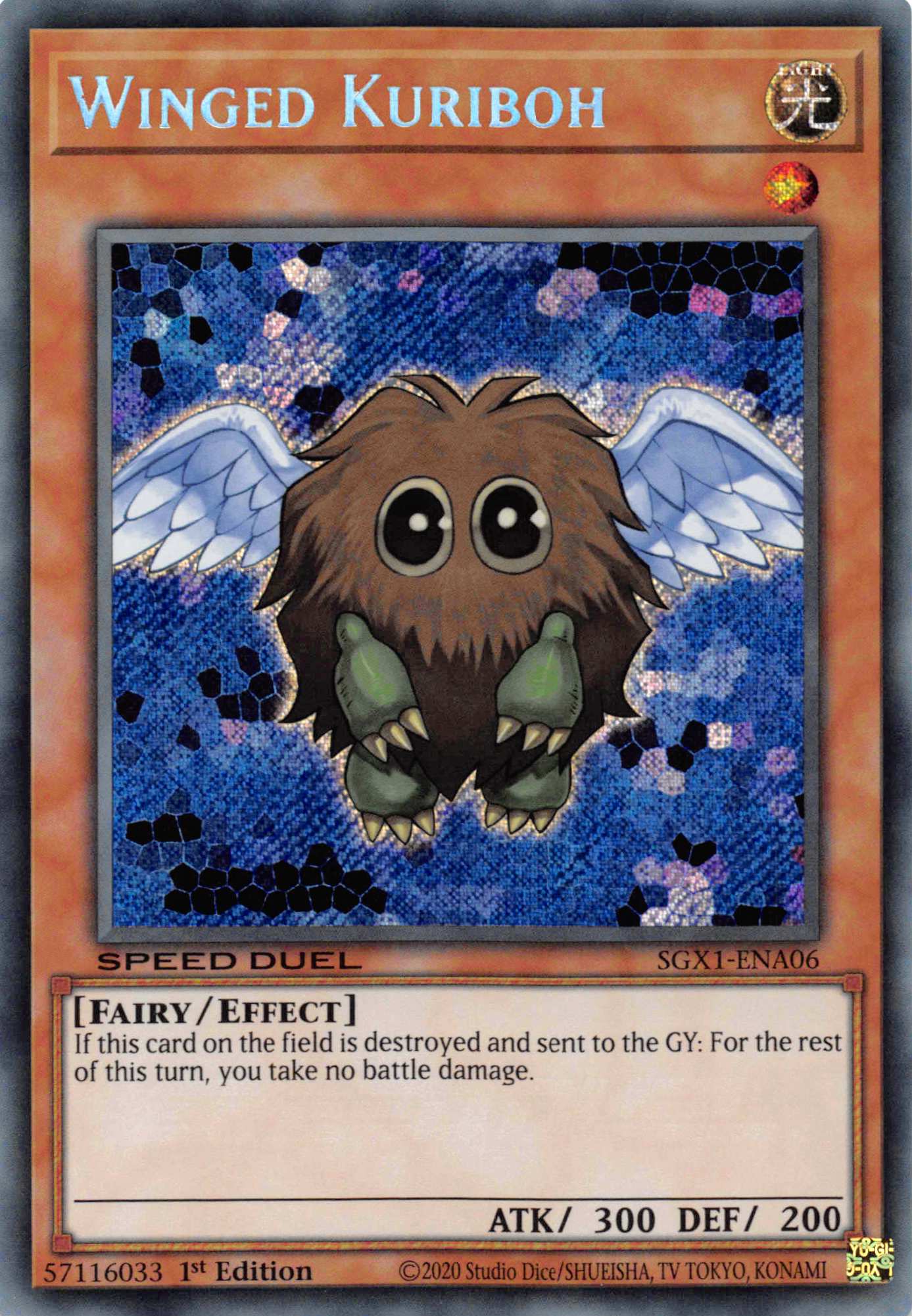 Winged Kuriboh [SGX1-ENA06] Secret Rare | Mega City Incorporated