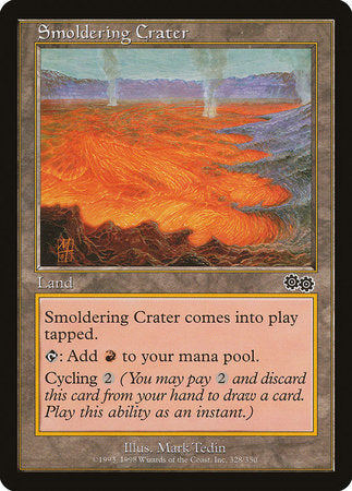 Smoldering Crater [Urza's Saga] | Mega City Incorporated