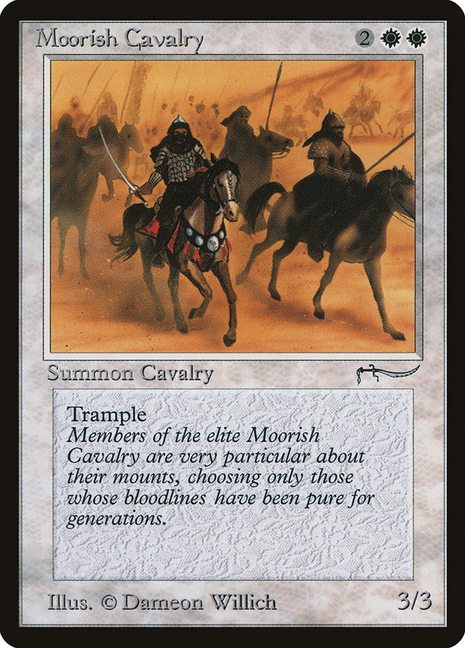 Moorish Cavalry (Dark Mana Cost) [Arabian Nights] | Mega City Incorporated