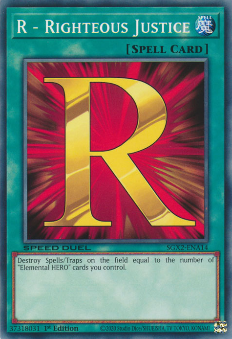 R - Righteous Justice [SGX2-ENA14] Common | Mega City Incorporated