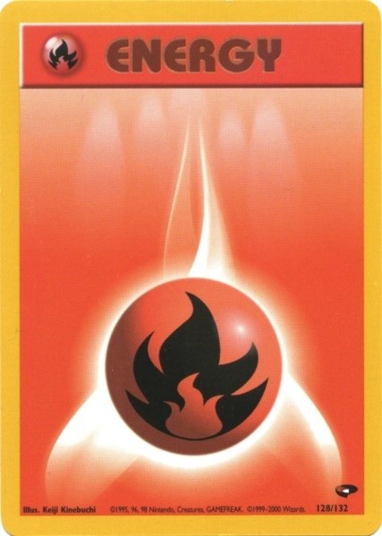 Fire Energy (128/132) [Gym Challenge Unlimited] | Mega City Incorporated