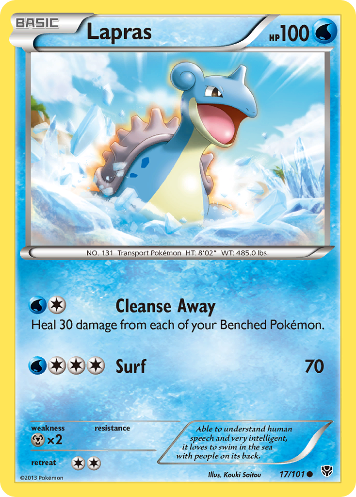 Lapras (17/101) [Black & White: Plasma Blast] | Mega City Incorporated